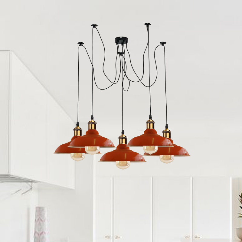 London 5 - Light Pendant, Orange