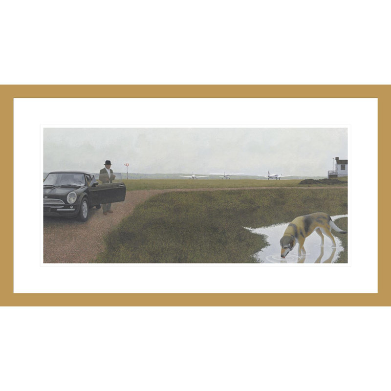 «Waterville» par Alex Colville - estampe numérique encadrée, H 16,74 po x l 29,5 po