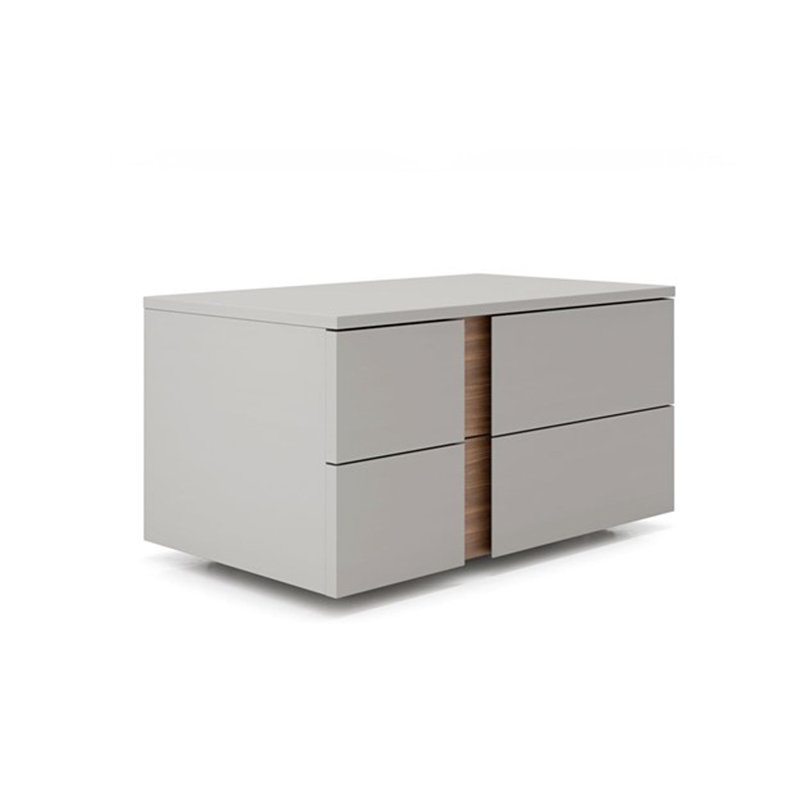 Guimauve 2 - Drawer Nightstand, Chateau Gray, Reversible