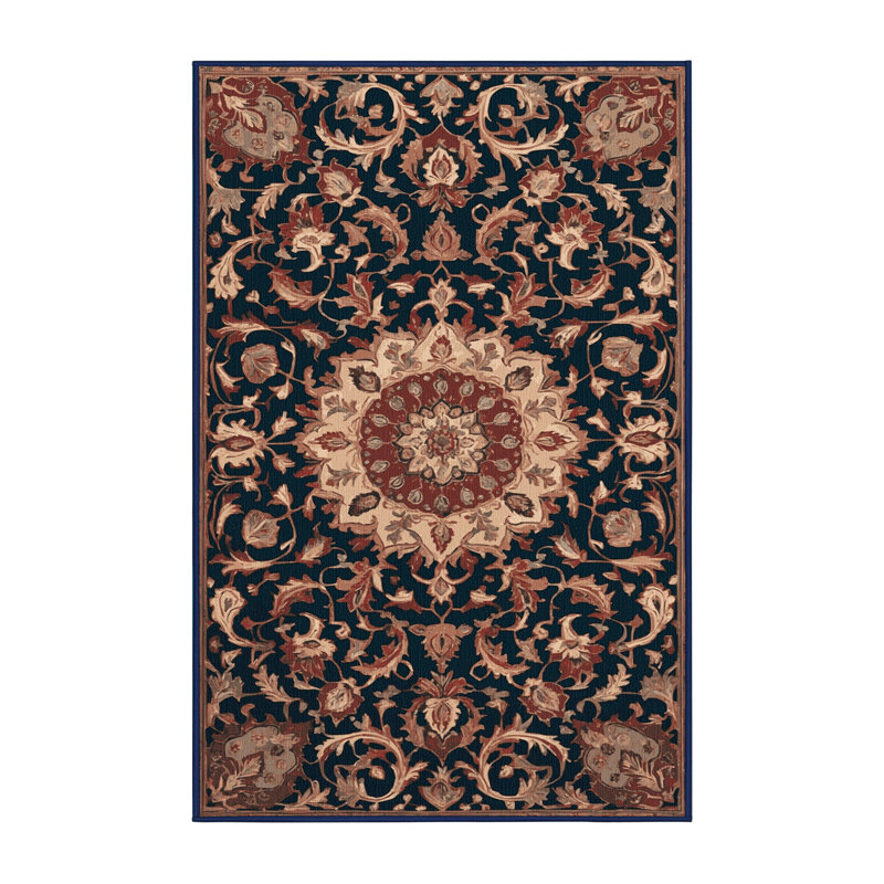 Machine Washable Persian Gray Area Rug