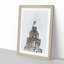 The Liver Building Liverpool in Abstract - Picture Frame Graphic Art Print on MDF-55738064-55738063