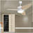 Light Pro 52 in. LED Indoor White Smart Ceiling Fan with Remote Control
