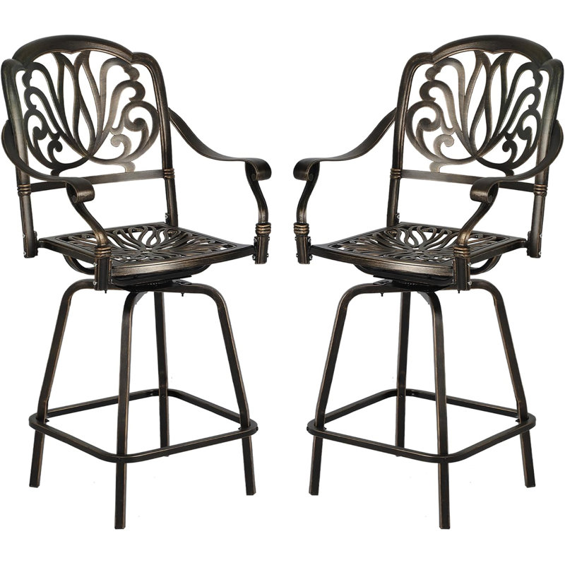 Tabouret de bar d'extérieur 29,13 po Cirrus