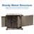 Outdoor Recliner Chair, Patio Recliner With Flip Table Push Back-1208708875