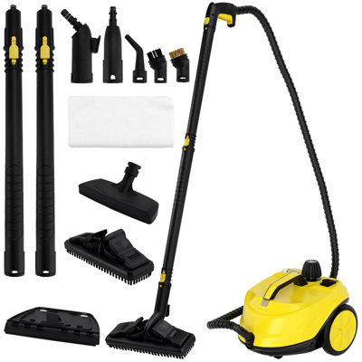 Multipurpose Steam Cleaner, Portable Canister Steamer For Floors, Carpet, Cars, Tiles, Grout Cleaning, Chemical-Free