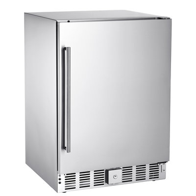 24" Outdoor Beverage Fridge Cooler 150QT Beer Refrigerator Stainless Steel — FIN-0016418 | Fridge.com