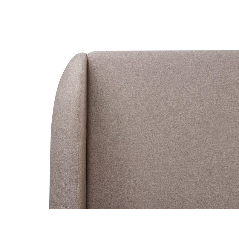 Ottoman Bed Fabric MONESTIER, Beige, European Kingsize (160 x 200 cm)