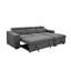 Canapé-lit modulaire convertible avec méridienne de rangement Appuis-tête réglables en forme de L-1639065097