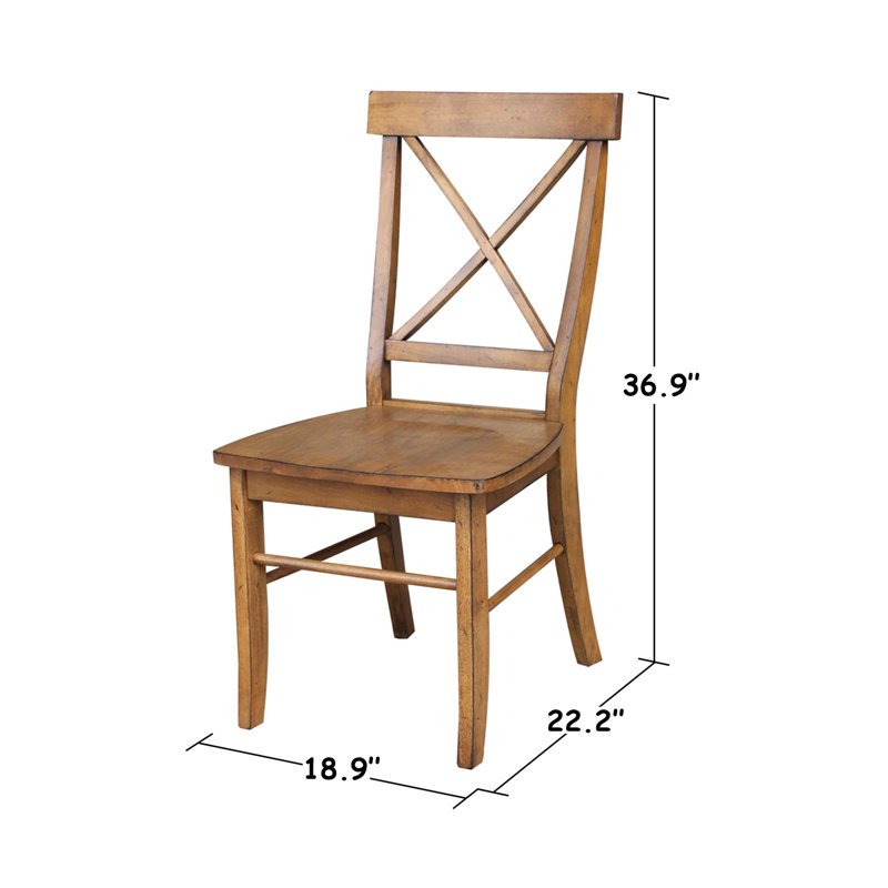 Echols Extendable Solid Wood Dining Set, Pecan, 5