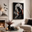 Toile noire d'Halloween sur un toit-202888325