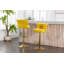 Ensemble de 2 tabourets de bar pivotants avec repose-pieds réglables avec repose-pieds pour la cuisine et la salle à manger 2PC / ENSEMBLE-133252391