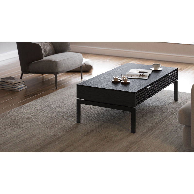 Cora Coffee Table, Black, Ebonized Ash
