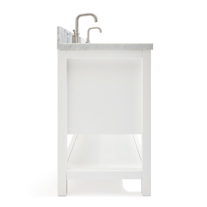 Magnolia Bath Vanity Oval Basin S073DCWOV, White