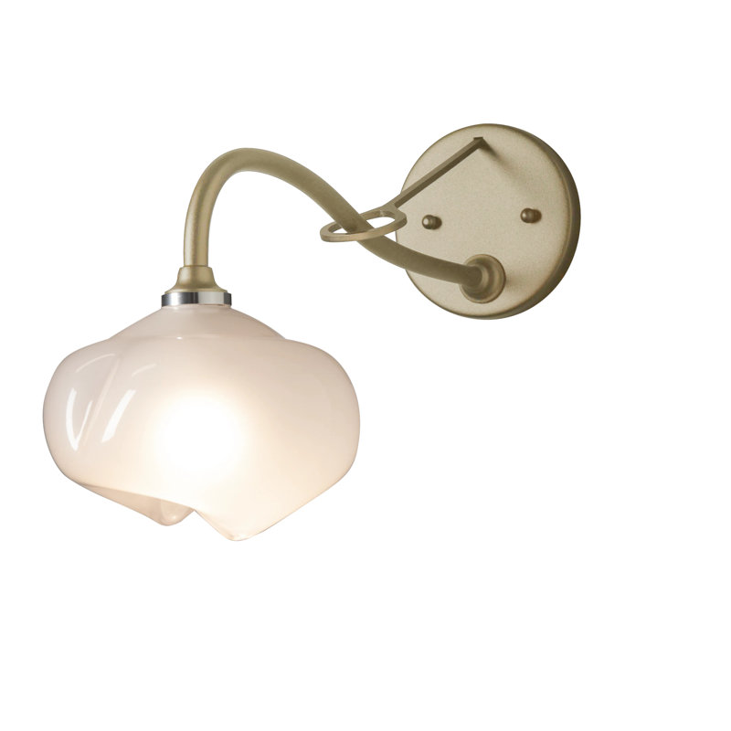 Ume 1 - Light Hardwired Armed Sconce, Soft Gold