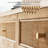Modern Rattan Woven Solid Wood Accent Chest