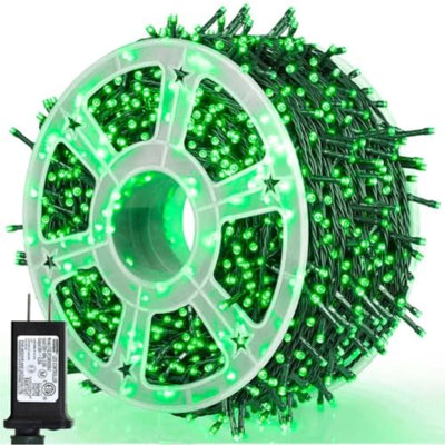 164 lumières LED d'Halloween de 164 pi, 8 modes, guirlandes lumineuses à brancher pour les décorations d'Halloween pour l'extérieur, la cour et le jardin (mauve et orange)