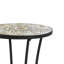 Table d'appoint de patio avec tablette pour jardin de patio-994048685