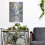 Art mural luxueux en métal «Pastel Floral» par Joan Curtis, 12 po x 16 po-117052951
