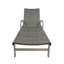 Outdoor Aluminum Frame Chaise Lounge with Mesh Seating