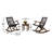Brayson Eucalyptus 2 - Person Patio Conversation Set