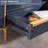 48" Luxury Faux Marble Coffee Table With Curved Fluted Design-289059998