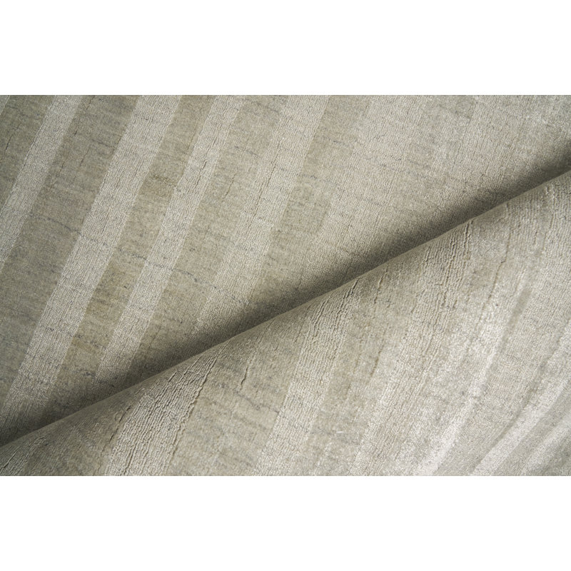 Robin Striped Area Rug in Taupe, Rectangle 9' x 12'