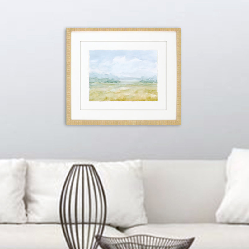 «Watercolor II», peinture encadrée