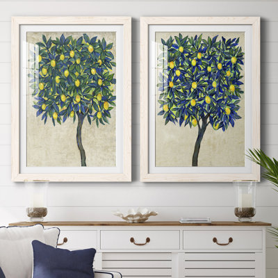 " Lemon Tree Composition I " 2 - Pieces Painting Print