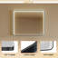 24 po X 36 po Miroir de salle de bain à DEL avec cadre noir pour dessus de lavabo, miroir de salle de bain avec lumières, miroir de salle de bain de ferme éclairé-1313244098-1313244102