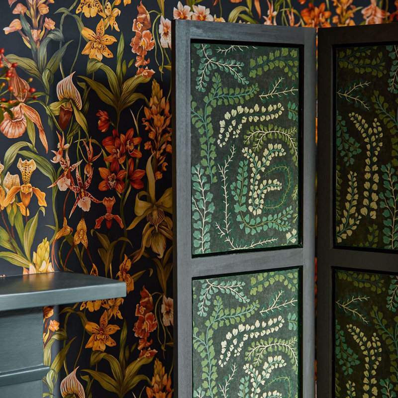 Fayola Fabric, Fig Leaf/Clover/Succulent