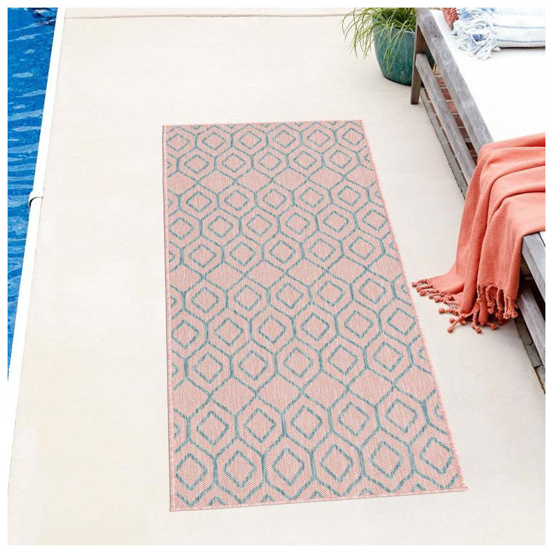 Jill Zarin Turks and Caicos Indoor/Outdoor Rug, Runner 2' x 8'