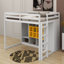 Lit mezzanine simple en bois avec garde-robe, tablettes et armoire-1853379058-1853379056