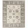 Oushak Oriental Hand-Knotted Wool Ivory/Charcoal Area Rug