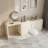 Extendable 55'' - 63'' White Vanity Table With Drawers, Contemporary Dressing Table For Bedroom, Vanity Cabinet With Door And Drawers