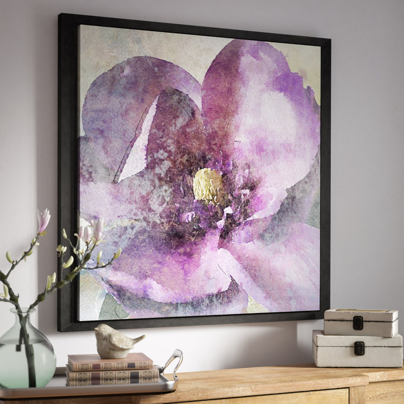 «Purple Spring Rhapsody 4 I» par Irena Orlov, impression sur toile pourpre Fine Art Gallery, H 14 po x l 14 po x P 2 po