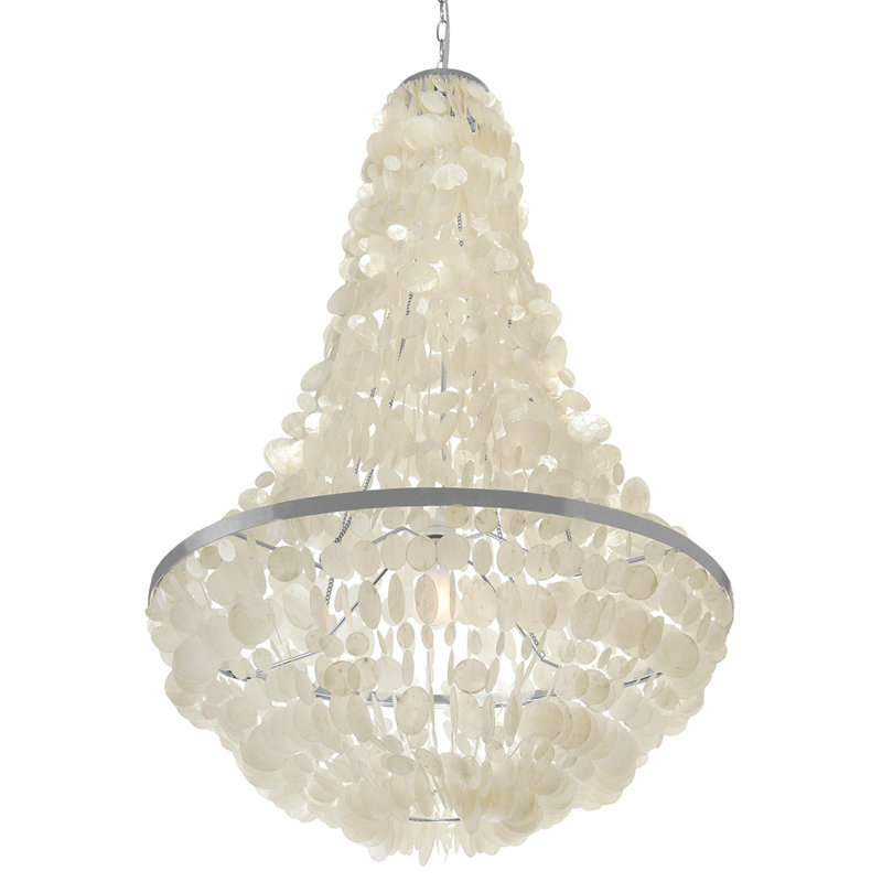 Bette 3 - Light Dimmable Empire Chandelier, Silver