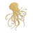 "Jellyfish" - Nautical Animals Iron Sculpture Metal Wall Art Modern Decor-94207768-94207772