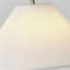 Blanc + or + tissu brun-noix + bois massif + lampes sur pied sans fer