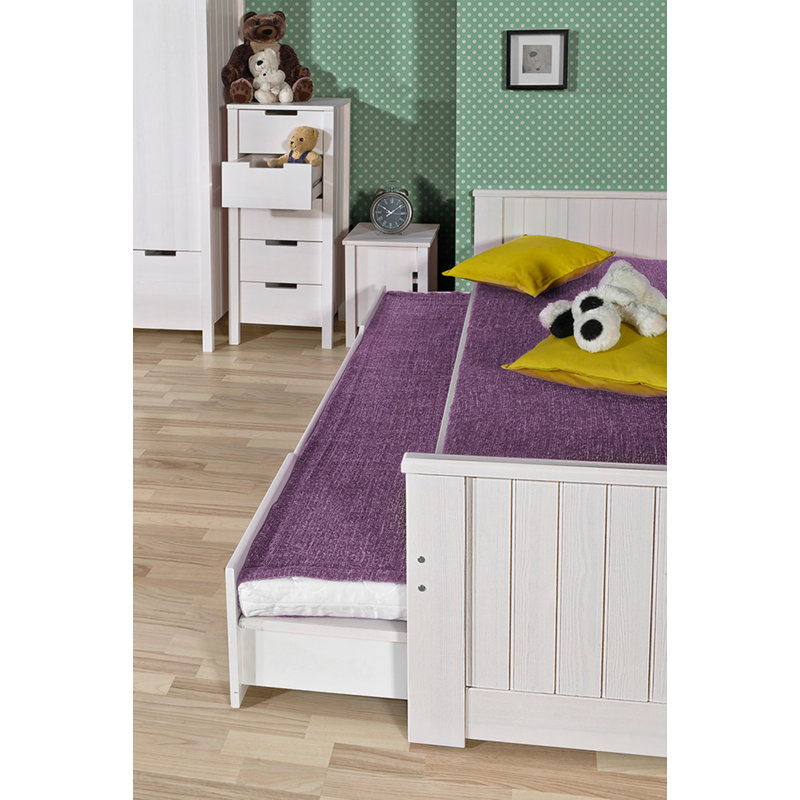 Borge 90 X 200cm Solid Wood Storage Bed
