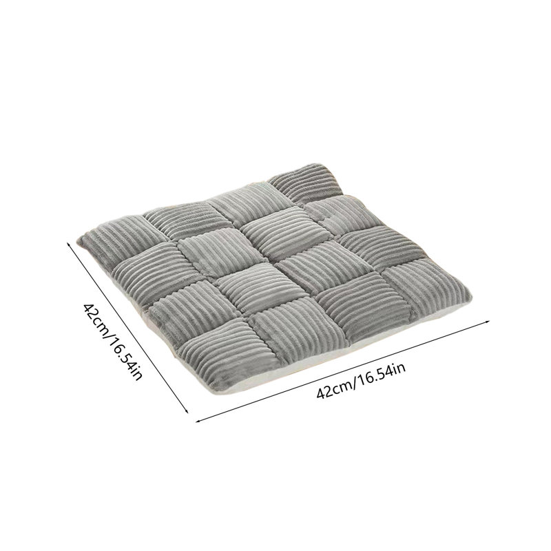 Winter Insulation Cushion Window Cushion Butt Cushion Bedroom Living Room Cushions Lazy Back Cushions, Gray
