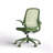 Ergonomic Color Office Chair 350lbs, Home Office, Mesh Back, Integrated Molded Foam, Comfortable Sitting, Flipping Armrest, Fireproof, Rotating, Lifting Multifunctional Chair (Green)