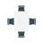 4 - Person Four Leg Dining Set-884052751