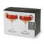 Viski Admiral Coupe Glasses Set Of 2, Lead-Free Crystal Coupe Cocktail Glasses, Stemmed Coupes, 7 Oz