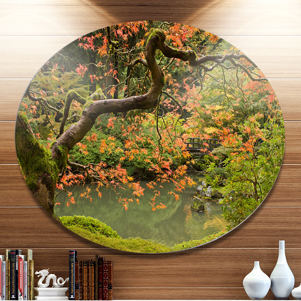 " Japanese Garden Fall Season " Design Art