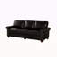Classic Living Room Nails Sofa Faux Leather-1566694350