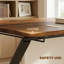 Metal Base Writing Desk-940437048
