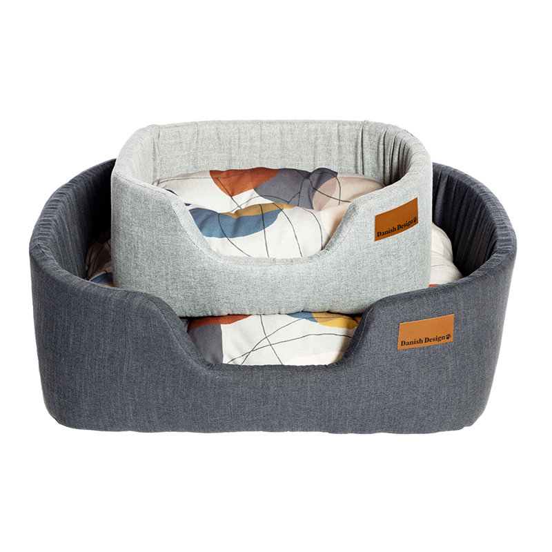 Cotton Pet Bed, Small (24cm H x 42cm W x 42cm D)