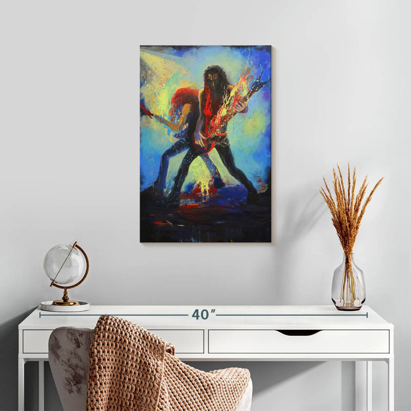 Abarca Rock And Roll, 24" H x 16" W