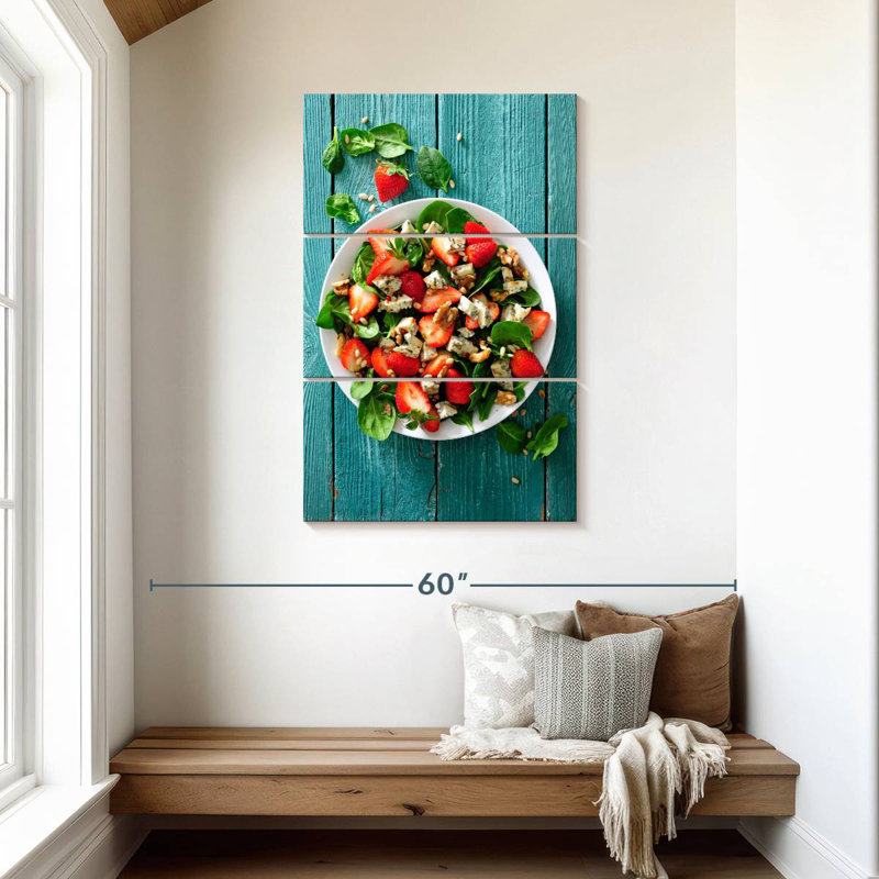 Salade de fraises fraîches Yarlin, H 45 po x l 28 po