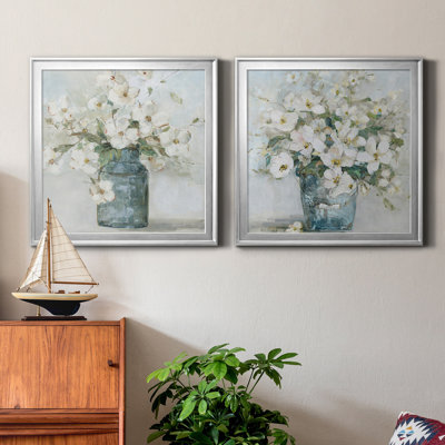 " Cottage Charmer I " 2 Piece Art Color Photography Painting